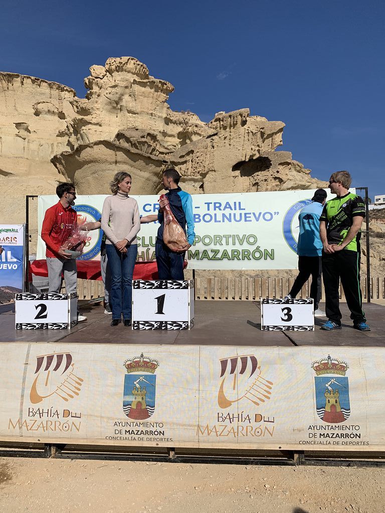 Todas las imágenes del cross por las calas de Bolnuevo, en Mazarrón