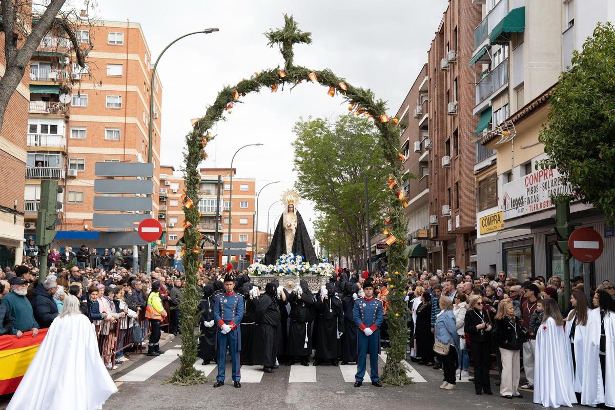 Así se vive la Semana Santa en Móstoles: Fiesta de Interés Turístico Regional, miles de espectadores y para personas ciegas