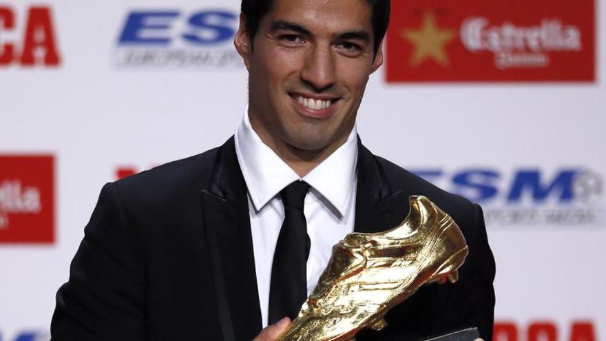 Luis Suárez rep la Bota d&#039;Or entre personalitats del món de l&#039;esport