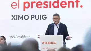 Puig se sitúa en el centro: más importancia a su imagen como presidente que a las siglas
