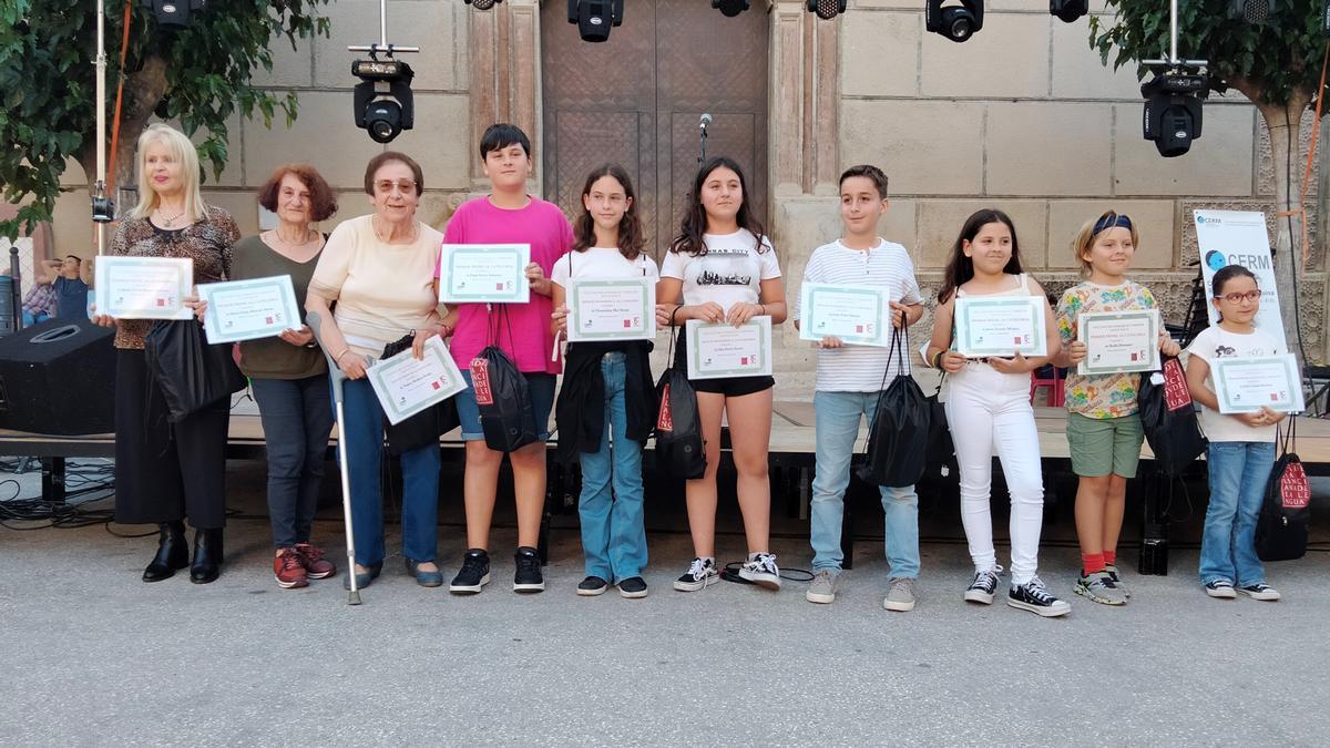 Premiados en esta edición del concurso literario de la Festa des Parlar de Sa de Tàrbena.