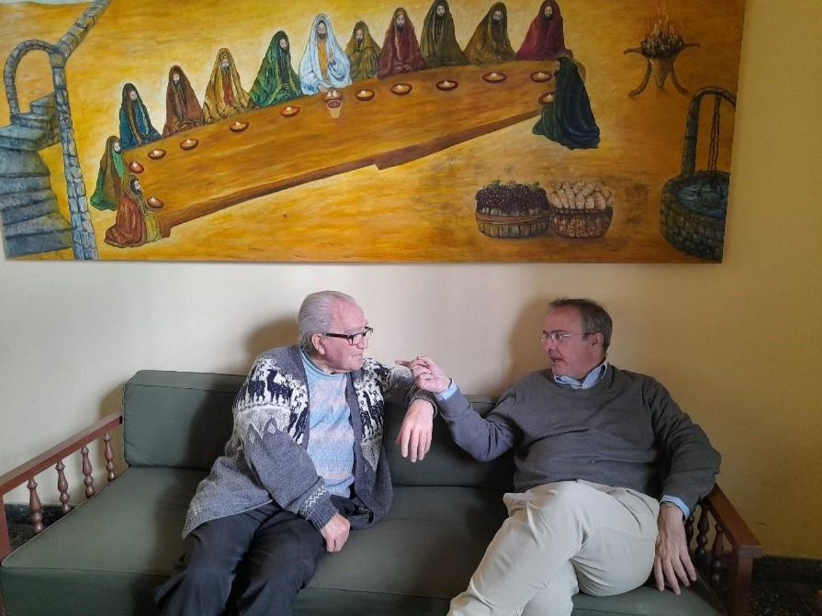 Fermín Rodríguez con Javier Junceda.