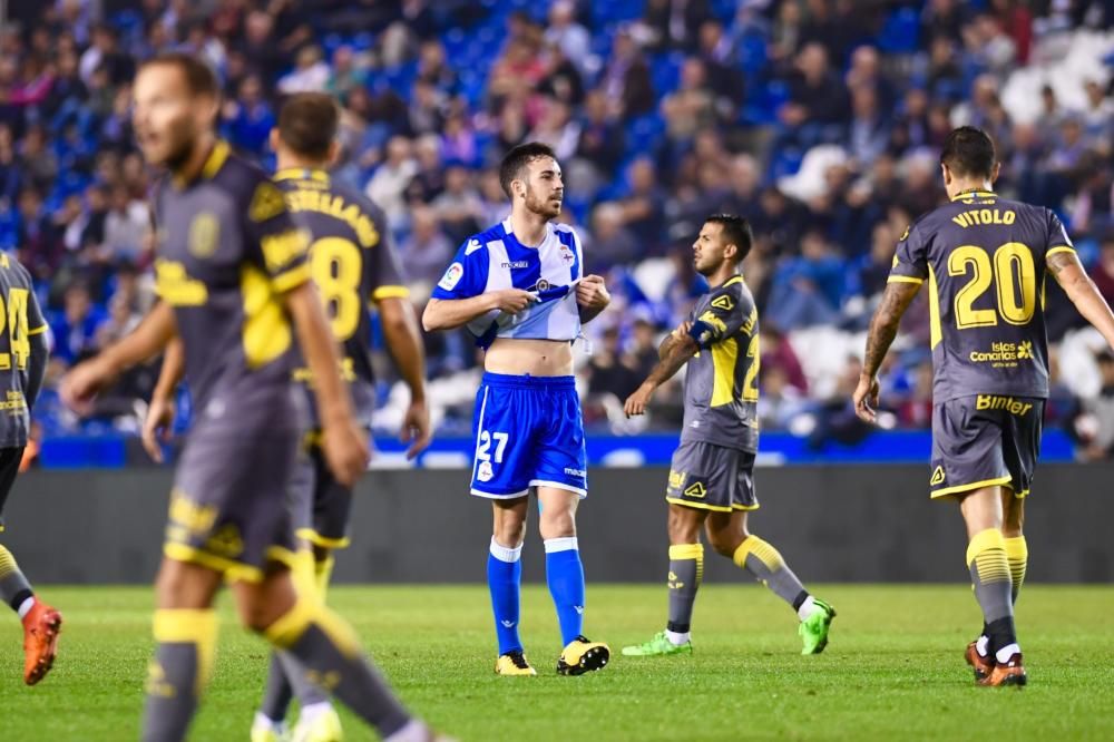 El Dépor cae goleado ante Las Palmas