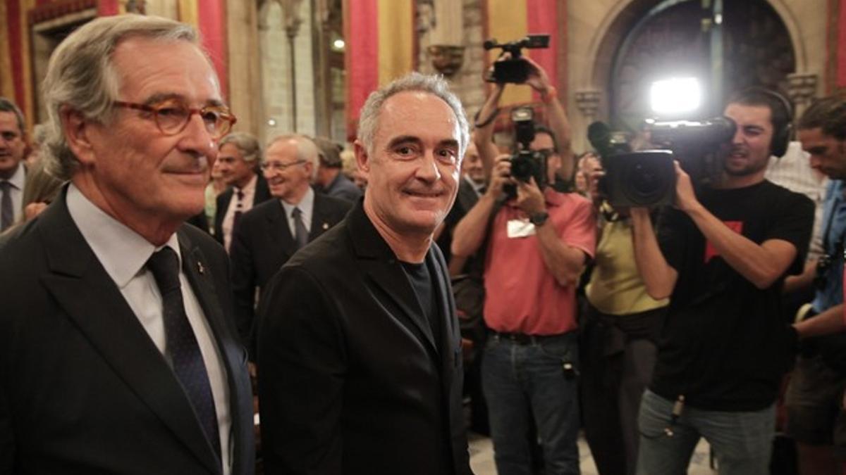 Ferran Adrià rinde homenaje a la gastronomía catalana en el pregón que abre la Mercè