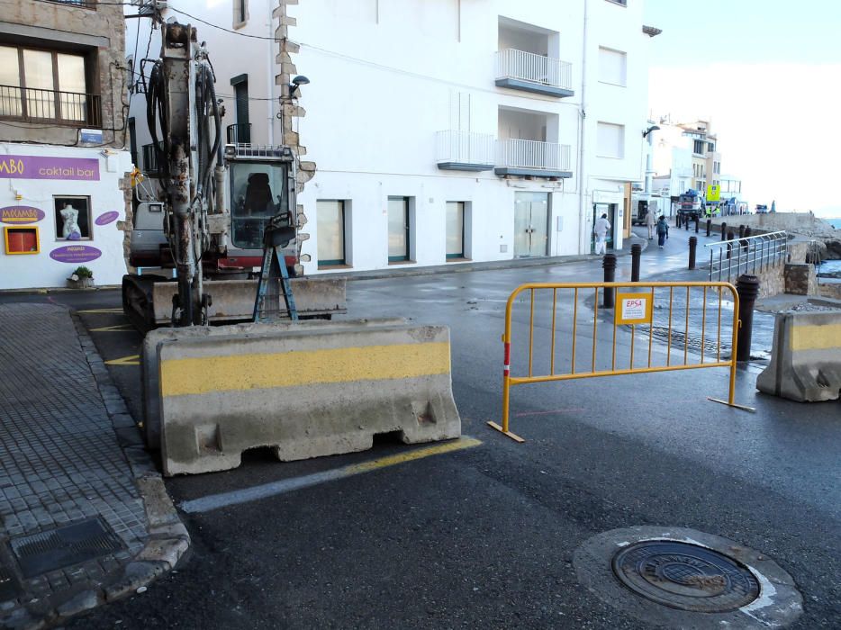 Obres al front marítim de l'Escala