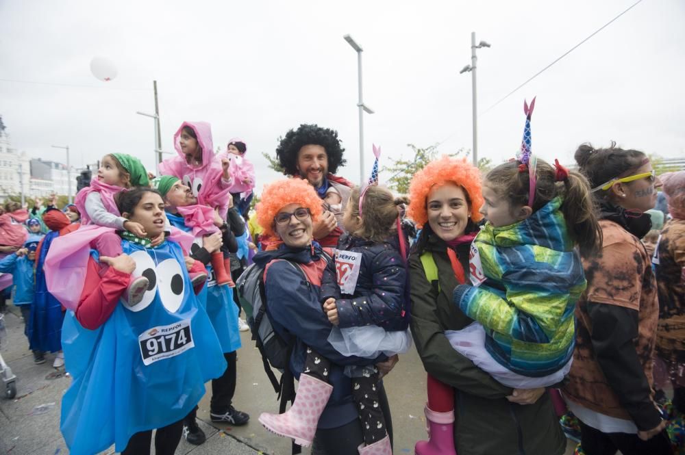 Más de 9.000 personas participan en la sexta Carrera ENKI en A Coruña.