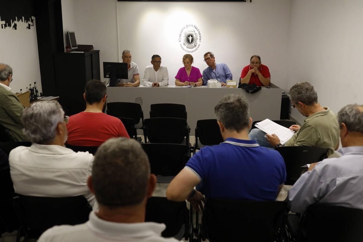 Reunión de la Semana Santa de Zamora en la que se ha anunciado la dimisión de toda la directiva en bloque.