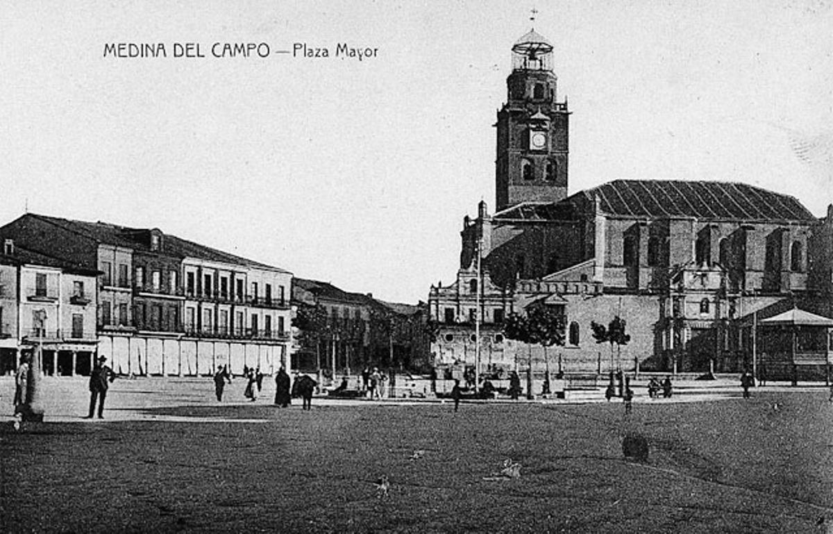 Fotografía de la Plaza Mayor de Medina del Campo.