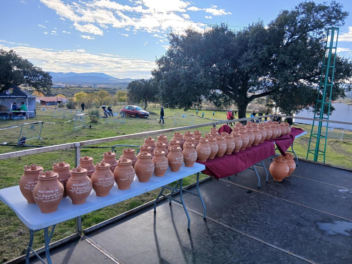 Las tinajas de los premios.