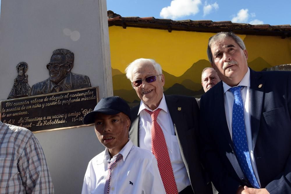 Homenaje al Padre Ángel en La Rebollada