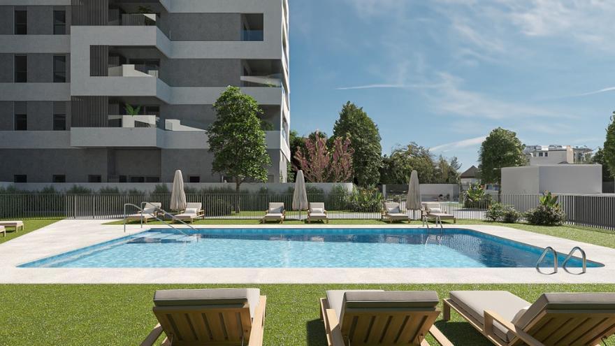 Fotogalería | Así es Torre Althea, la nueva promoción de viviendas en la Cruz del Campo