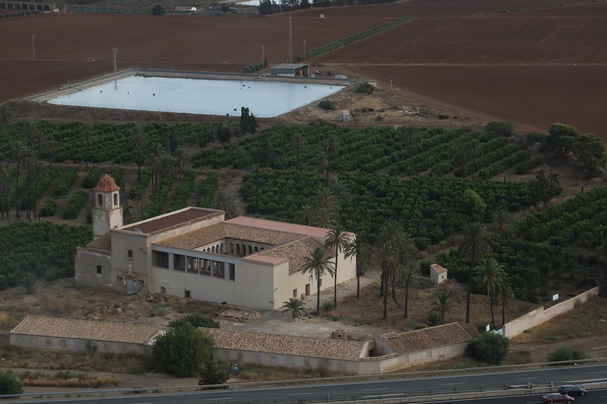 El monasterio de San Ginés de la Jara, desde el monte Miral