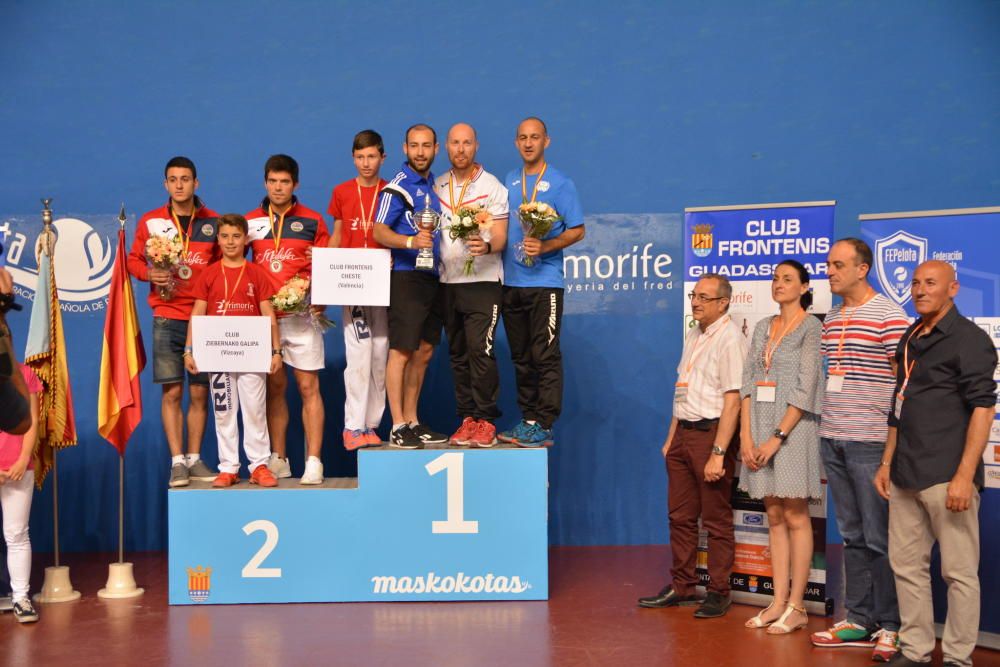 Campeonato de España de  clubes de Frontenis 30 me