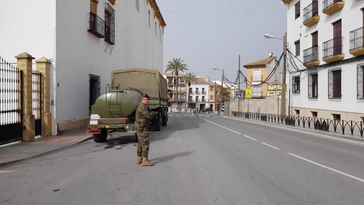 Despliegue de la Brigada X por la crisis del coronavirus