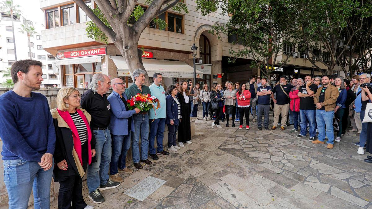 Imagen del acto celebrado ayer por la mañana.