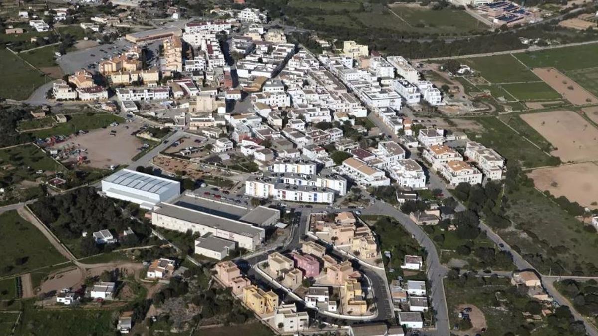 Vista aérea de Sant Francesc, en Formentera. / Xavier Durán