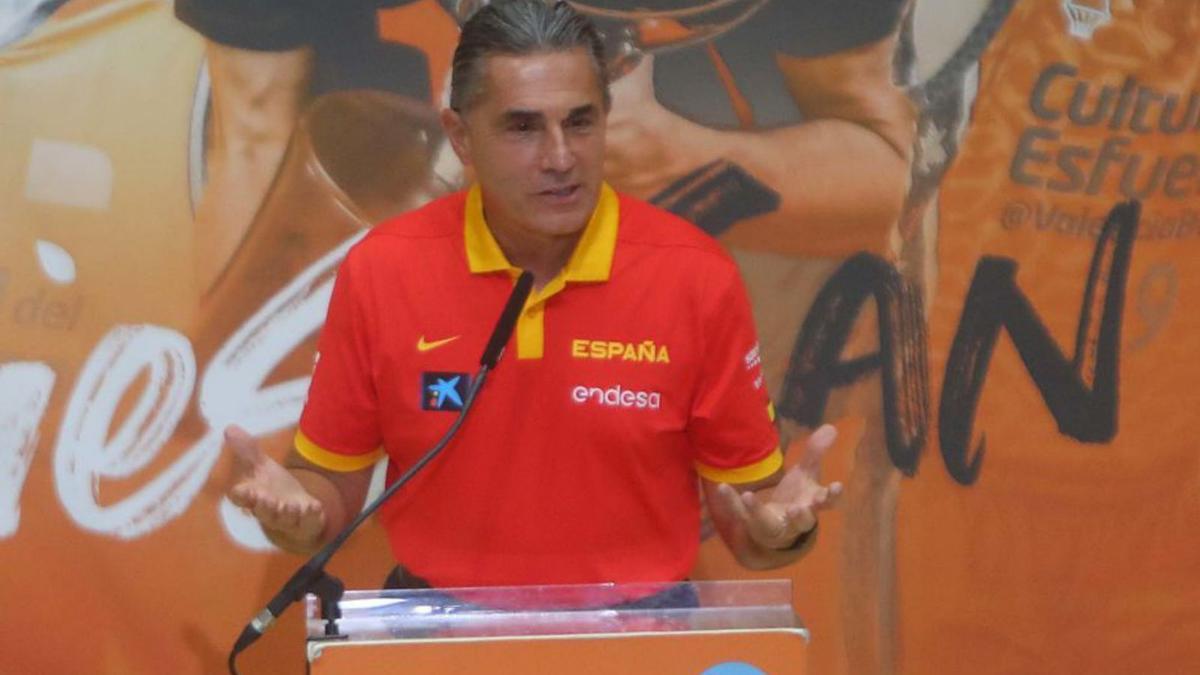 Sergio Scariolo, en un acto en La Fonteta. | F. CALABUIG