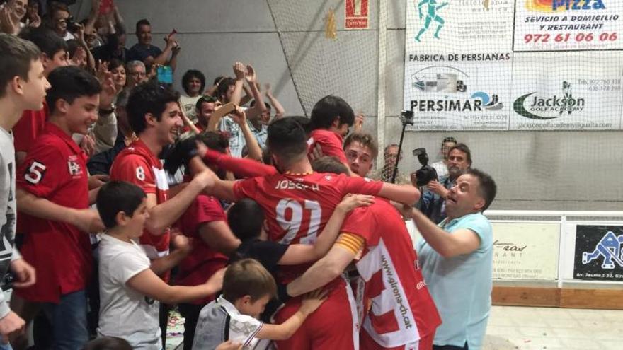 El Citylift Girona celebra l&#039;ascens a l&#039;OK Lliga