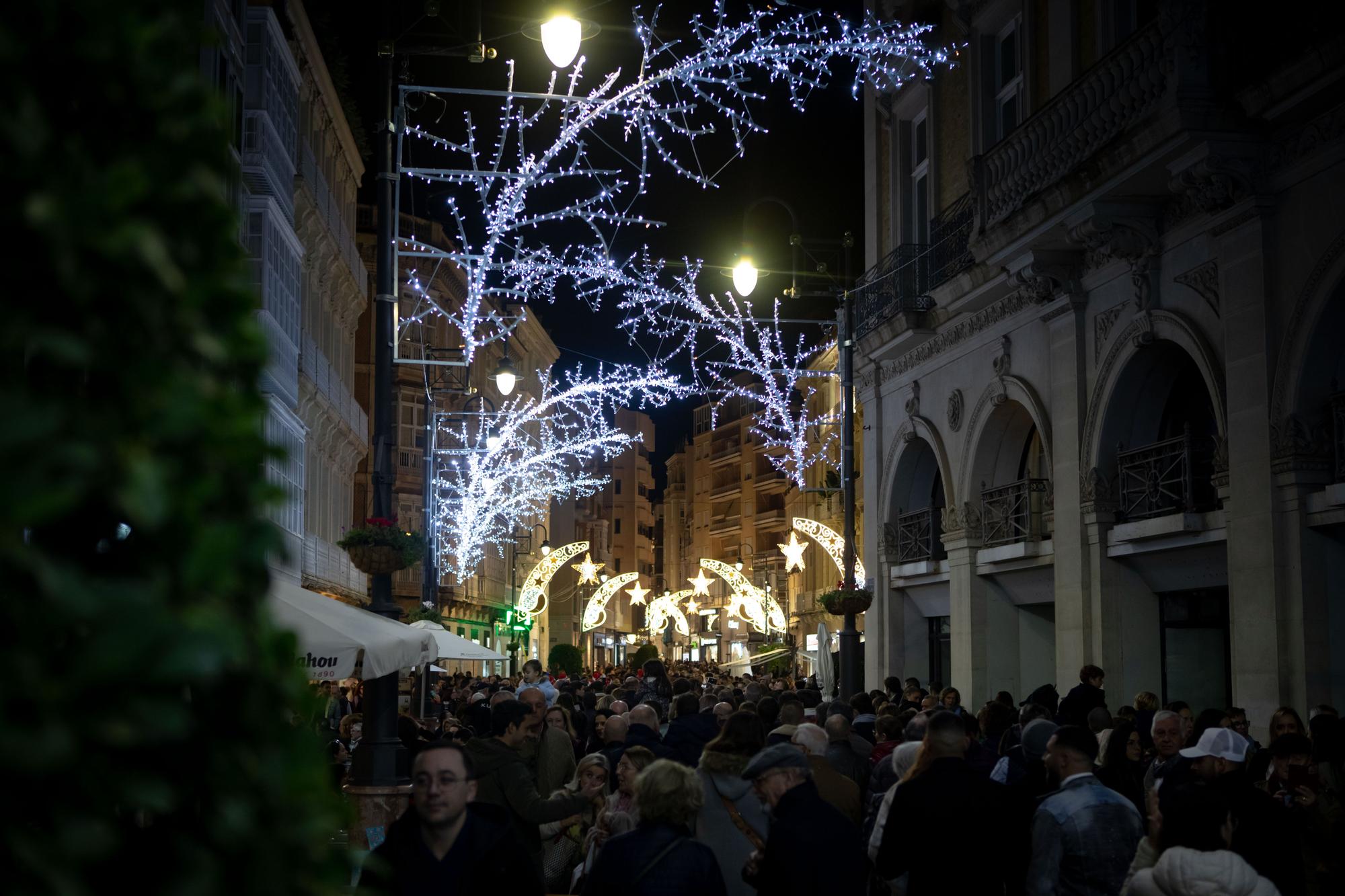 Encendido navideño en Cartagena