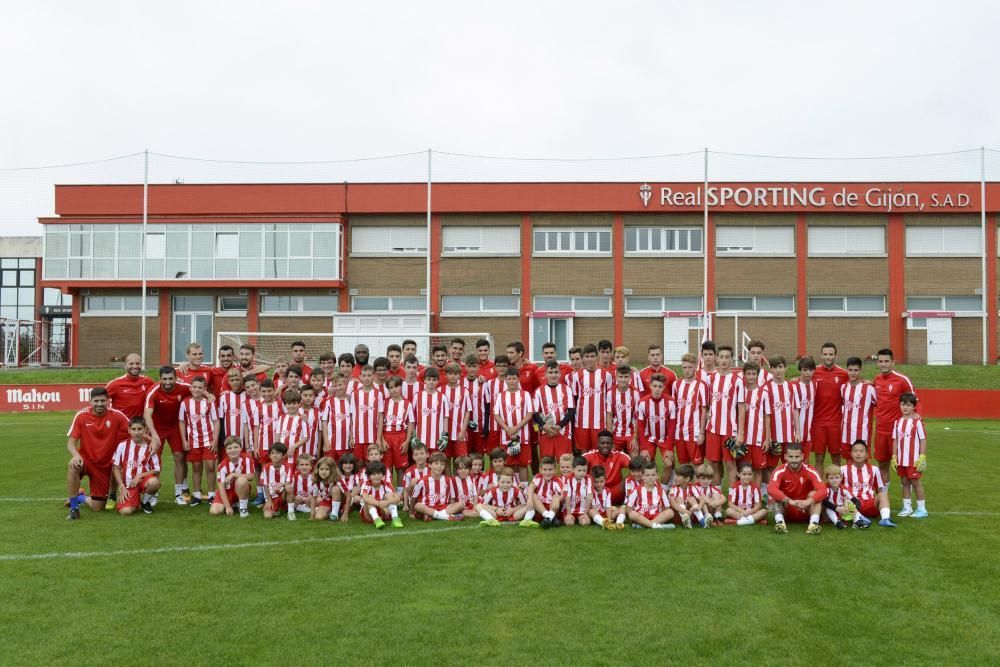 Entrenamiento del Sporting