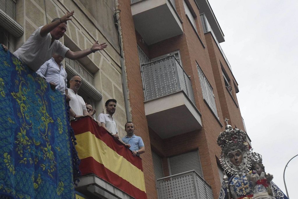 Romería de Murcia: Misa previa y primer tramo del recorrido