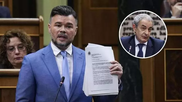 Rufián reconoce estar “jodido” por el auto contra Zapatero: “A la izquierda esto le rompe el corazón”