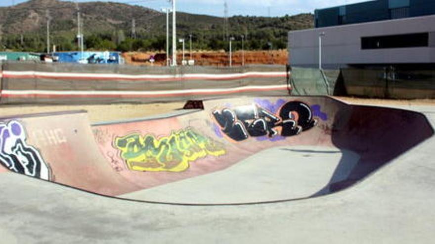 La pista d&#039;skate del parc Torre Roja de Viladecans