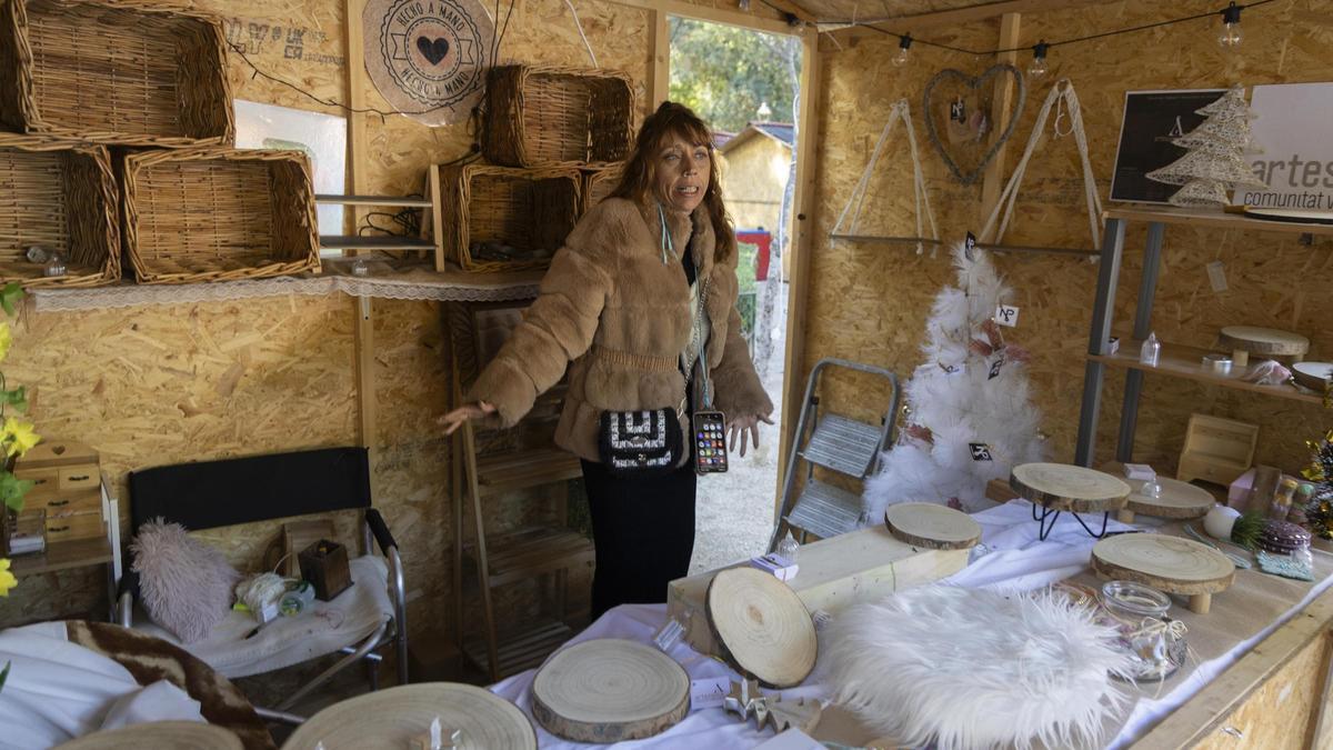 "Creo que no volveré": una artesana de Xàtiva lamenta el robo registrado en su caseta del mercado de Xàtiva