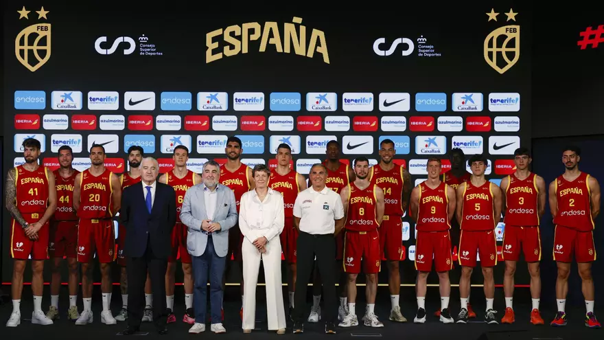 Presentación oficial de la Selección Masculina de baloncesto