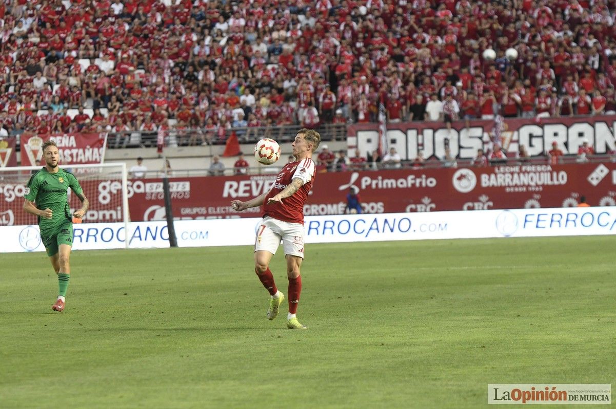Así fue el encuentro del play off del Real Murcia y el Nástic en la lucha por el ascenso