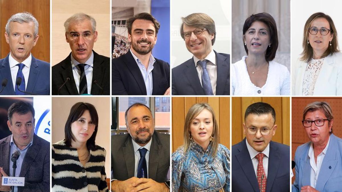Estos son los conselleiros que formarán la Xunta de Alfonso Rueda.