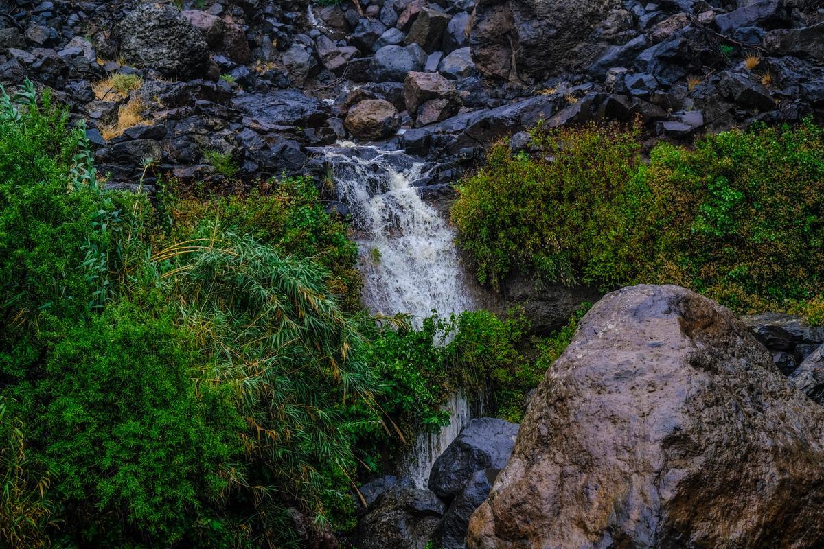 Las lluvias de la borrasca Óscar en Santa Lucía y San Bartolomé de Tirajana