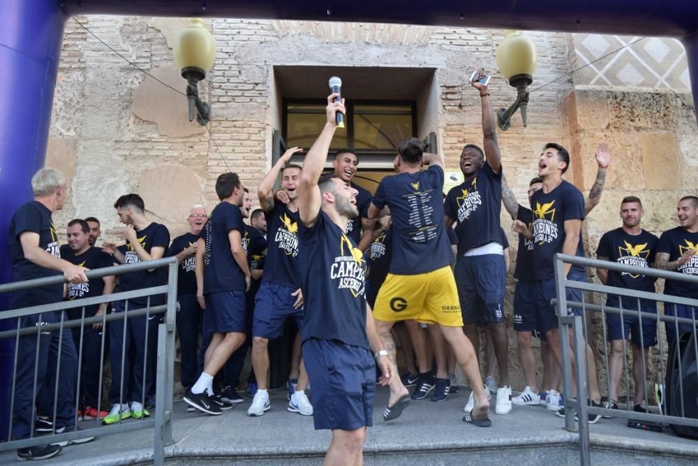 Celebración del ascenso a Segunda División A del UCAM