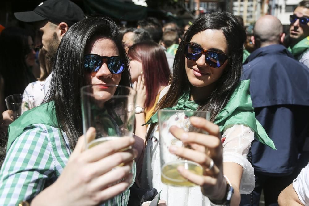 Preba de la sidra en Gascona