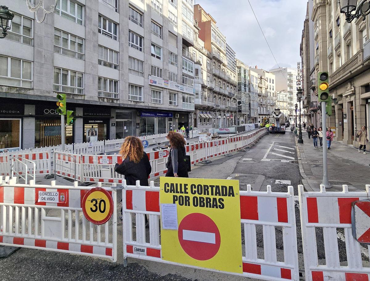 La calle Lepanto de Vigo se cierra al tráfico este jueves 26 de febrero por la mañana.