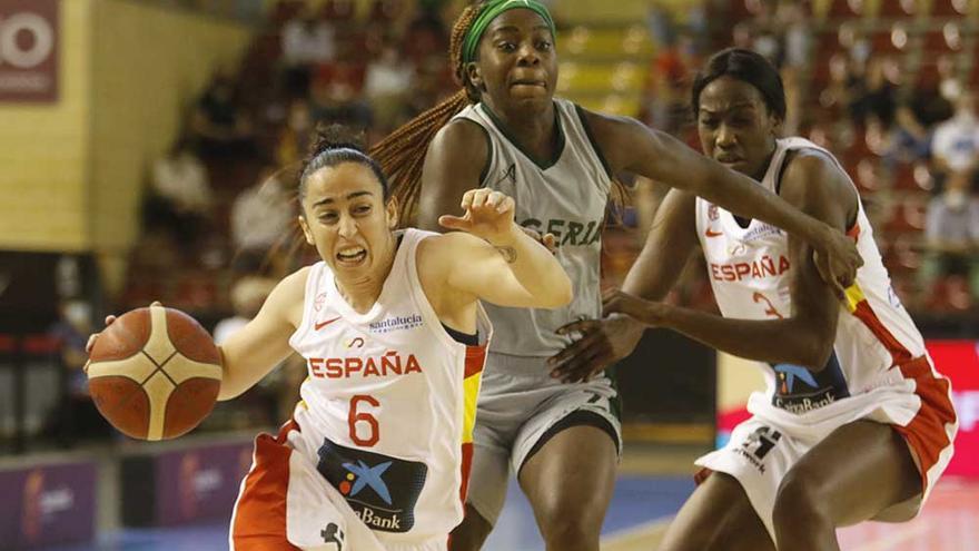 Torneo de selecciones de baloncesto femenino: España - Kenia