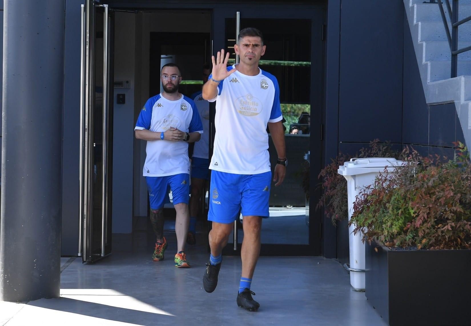 Primer entrenamiento bajo las órdenes de Antonio Hidalgo