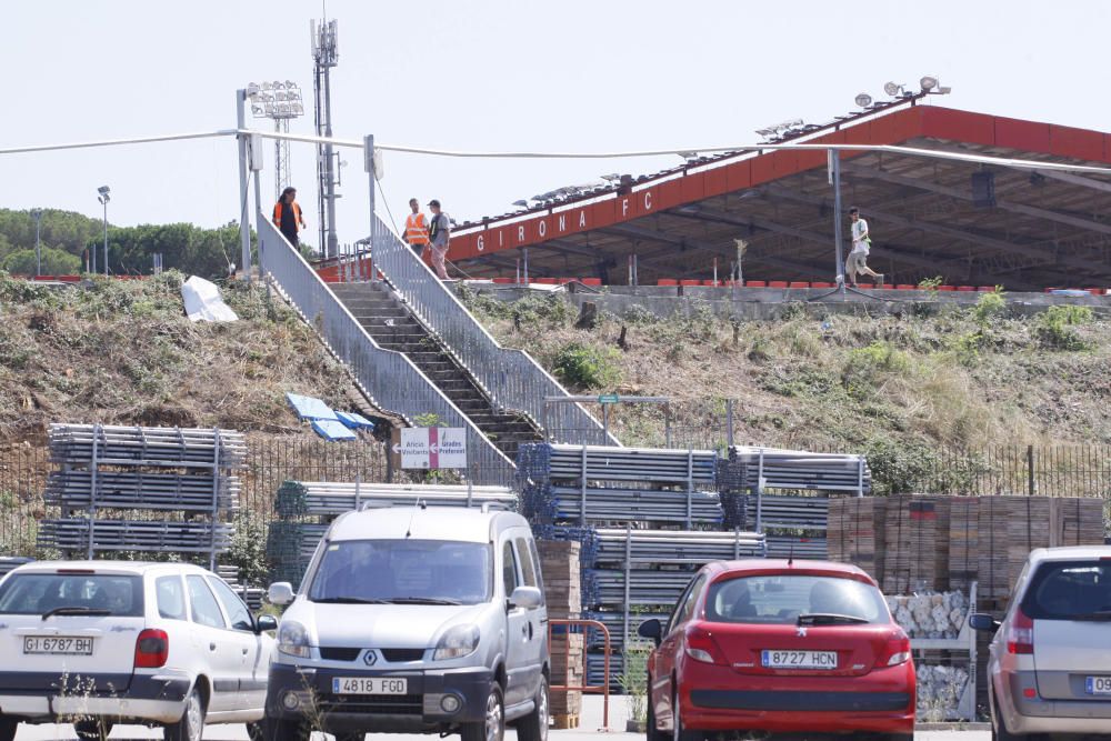 Així avancen les obres de Montilivi