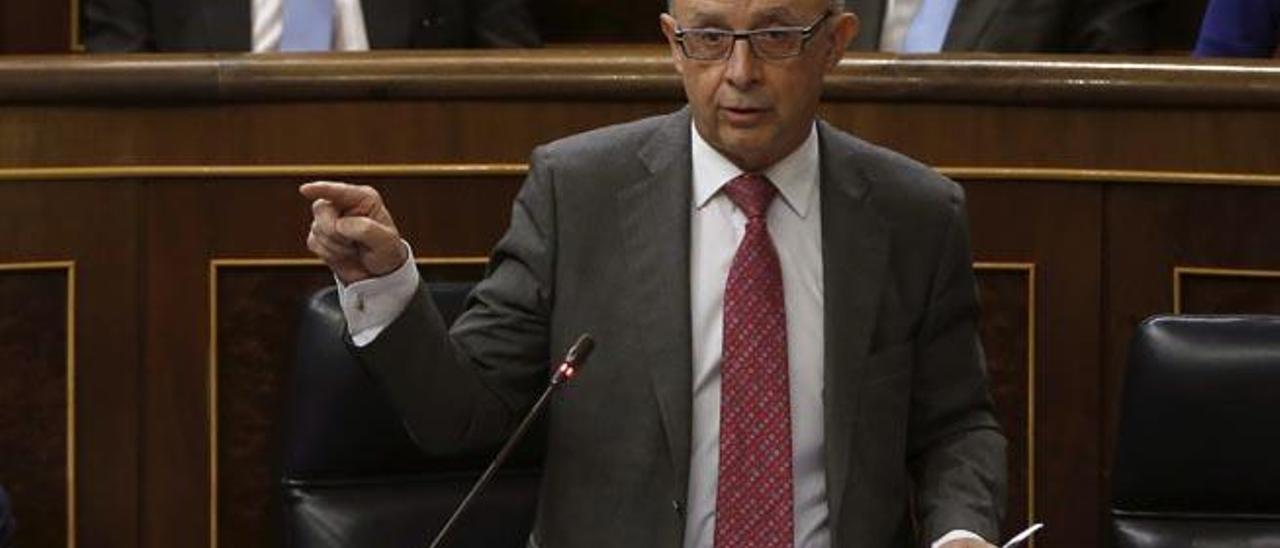 Cristóbal Montoro, ayer.