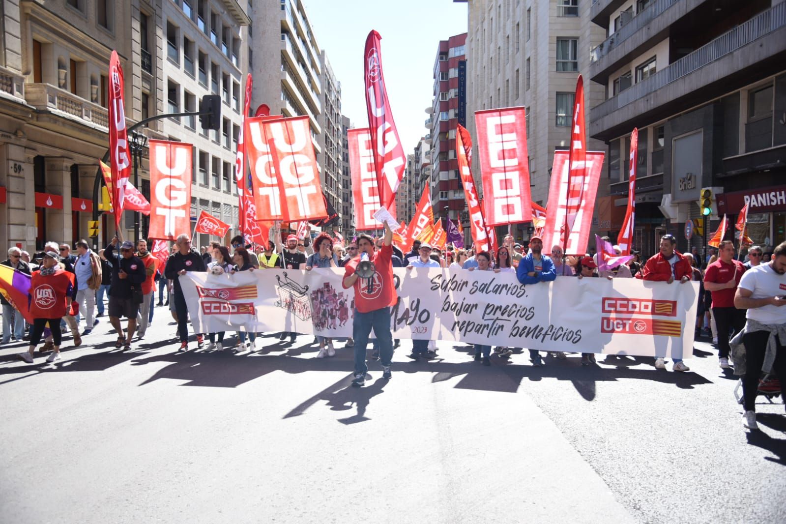 Zaragoza clama por las subidas salariales el 1 de mayo