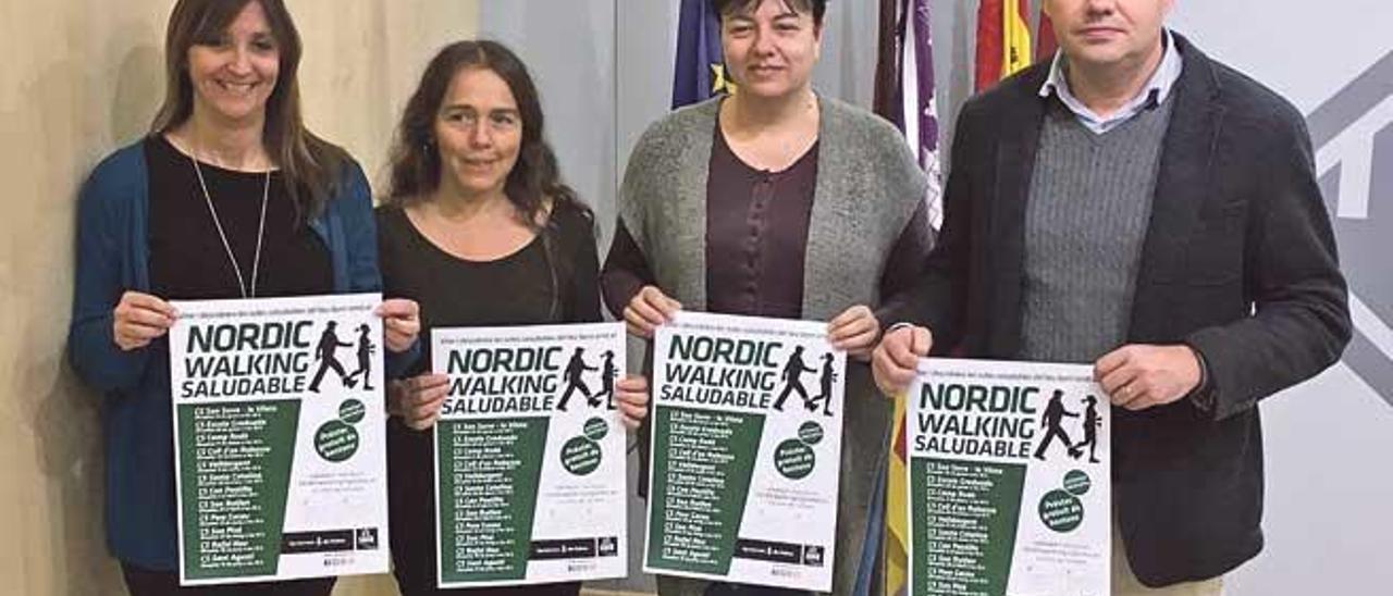 Presentación del circuito ´Nordic Walking saludable´.