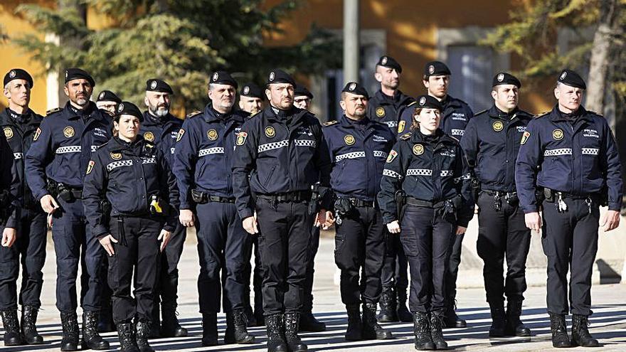 Agentes de la unidad UCO día de la Policía Local. | M.A.MONTESINOS