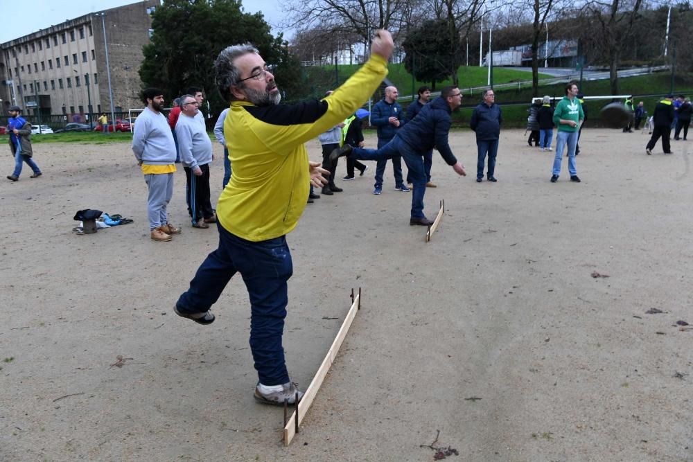 Torneo de petanca, billarda y llave en A Coruña