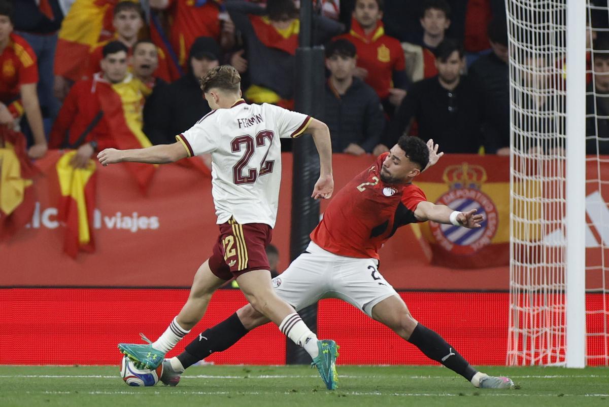 Amistoso internacional: España - Egipto, en imágenes