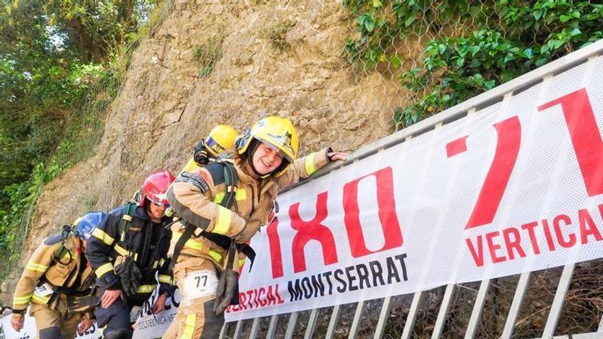 La Vertical Montserrat bat rècords de participació i solidaritat