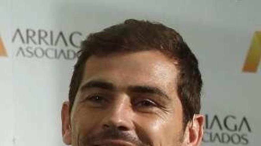 Casillas, ayer, en Madrid.