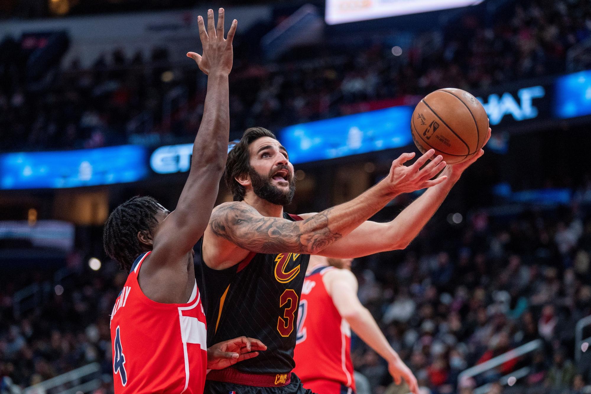 Ricky Rubio, durante su partido contra los Wizards.