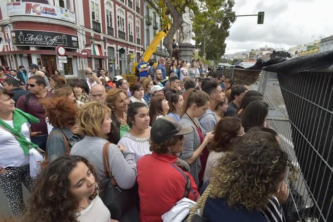 Rodaje de la película Allied, en la Alameda de ...