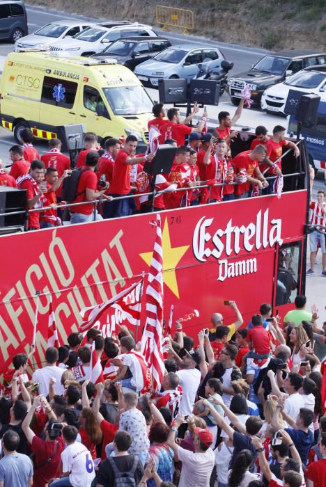 Rua de celebració de l'ascens del Girona