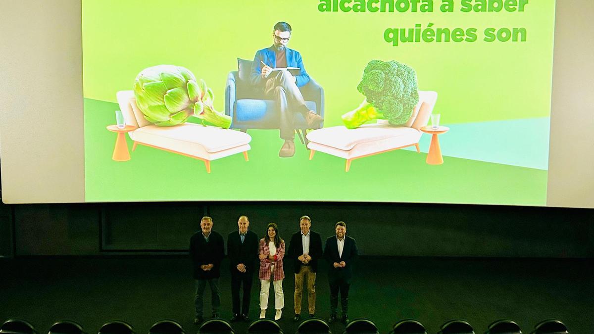 Presentación del spot, que llegará a 600 cines del país, este viernes en Lorca.